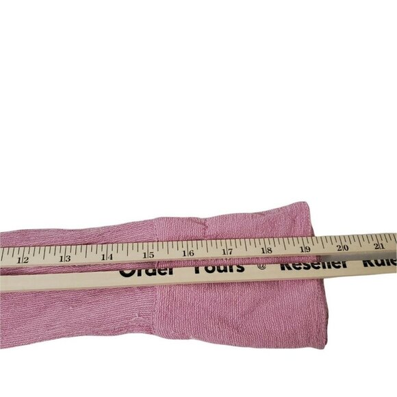 Free People Top XS Magic Breeze Oversized Striped Pink Button Up Shirt Collared - Picture 11 of 11